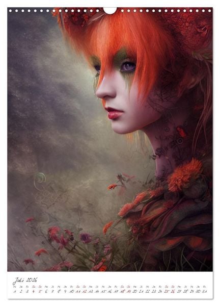 Produktbild: Dark Fantasy Art - Zeit der Helden (Wandkalender 2026 DIN A3 hoch), CALVENDO Monatskalender
