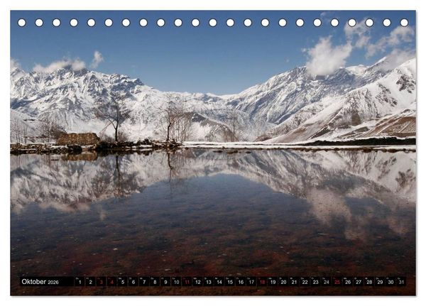 Produktbild: Nepal - Jomsom Trek (Tischkalender 2026 DIN A5 quer), CALVENDO Monatskalender