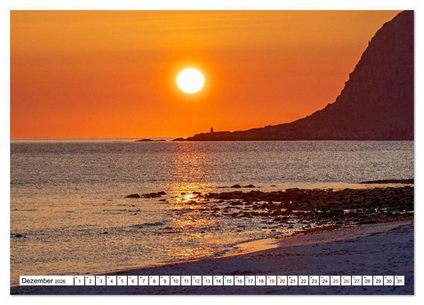Produktbild: Lofoten - Norwegische Trauminseln (Wandkalender 2026 DIN A2 quer), CALVENDO Monatskalender