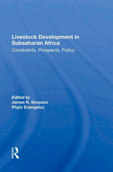 Produktbild: Livestock Development In Subsaharan Africa