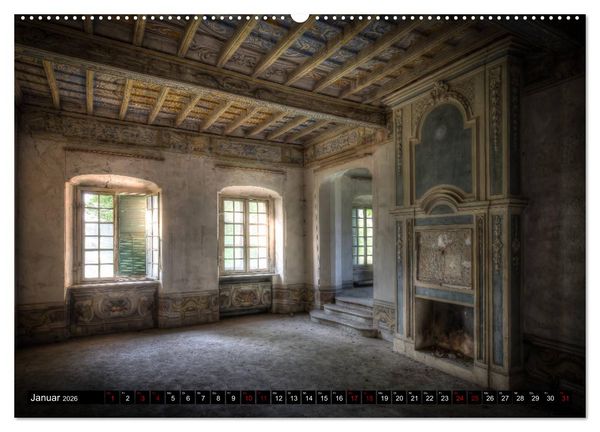 Produktbild: Italiens vergessene Palazzi (hochwertiger Premium Wandkalender 2026 DIN A2 quer), Kunstdruck in Hochglanz