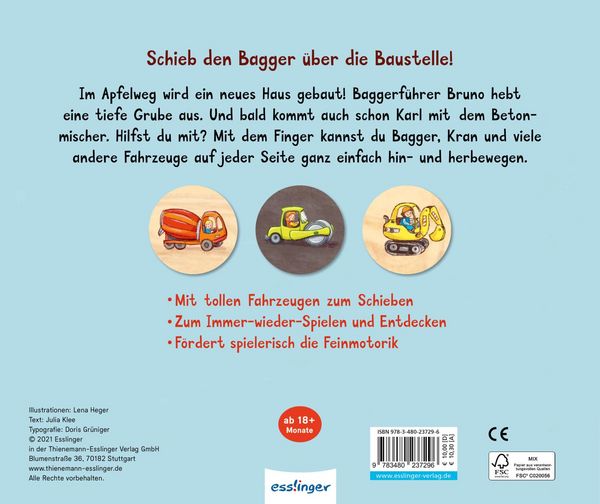 Produktbild: Meine Schiebebahn-Pappe: Fahr mit auf der Baustelle