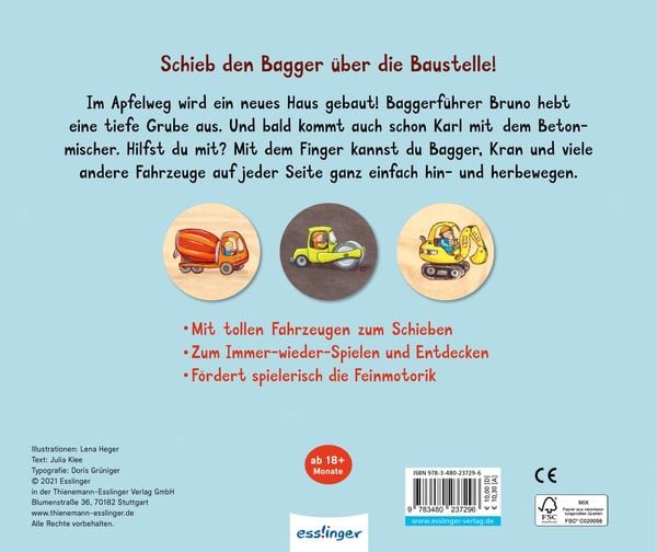 Produktbild: Meine Schiebebahn-Pappe: Fahr mit auf der Baustelle