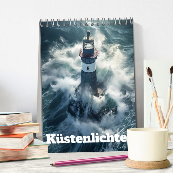 Produktbild: K&uuml;stenlichter (Tischkalender 2026 DIN A5 hoch), CALVENDO Monatskalender