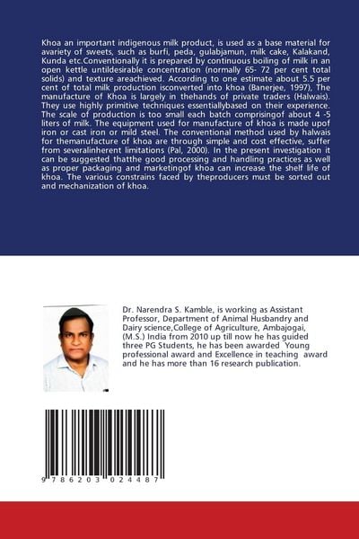 Produktbild: Qualitative study of khoa produced in major khoaproducing areas