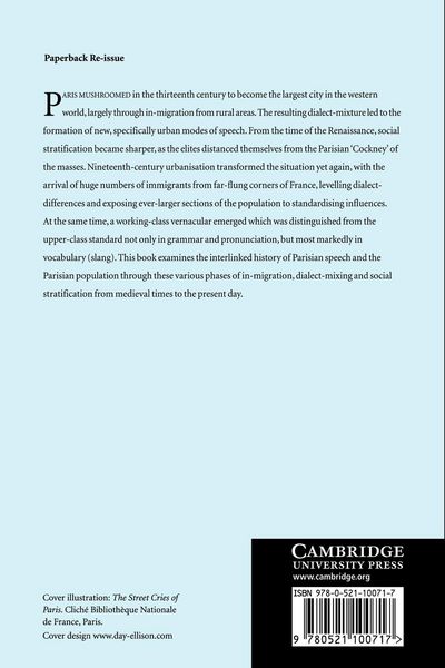 Produktbild: A Sociolinguistic History of Parisian French