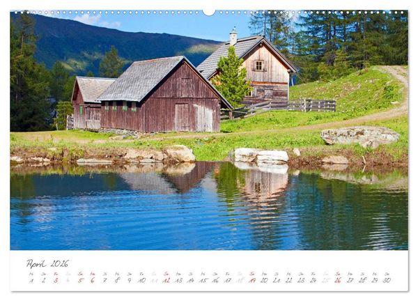 Produktbild: Einladung auf die Salzburger Almh&uuml;tten (hochwertiger Premium Wandkalender 2026 DIN A2 quer), Kunstdruck in Hochglanz