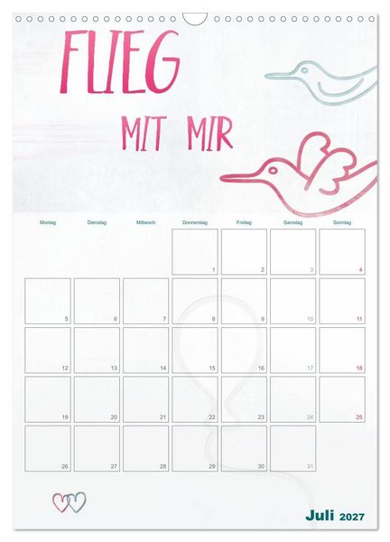 Produktbild: Liebe macht gl&uuml;cklich (Wandkalender 2027 DIN A3 hoch), CALVENDO Monatskalender