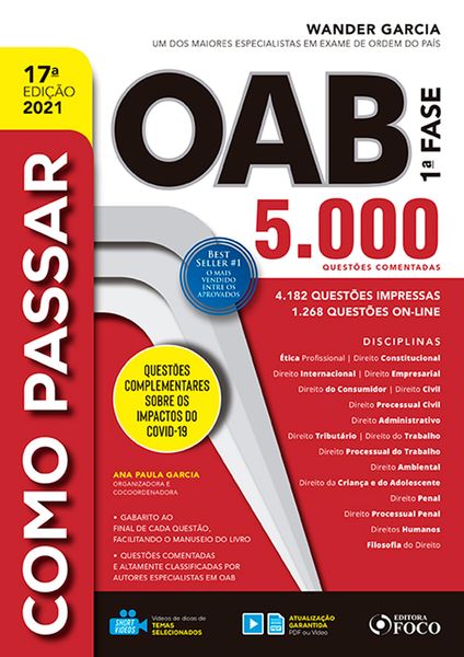Produktbild: Como passar OAB 1&ordf; fase