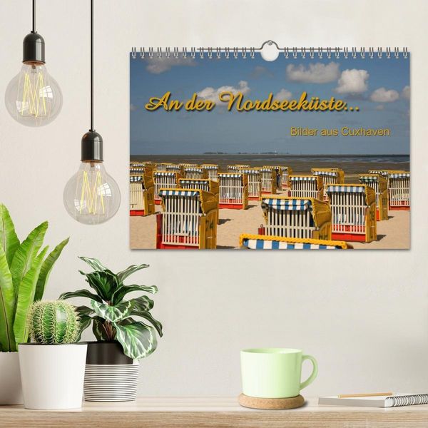 Produktbild: An der Nordseek&uuml;ste... (Wandkalender 2027 DIN A4 quer), CALVENDO Monatskalender