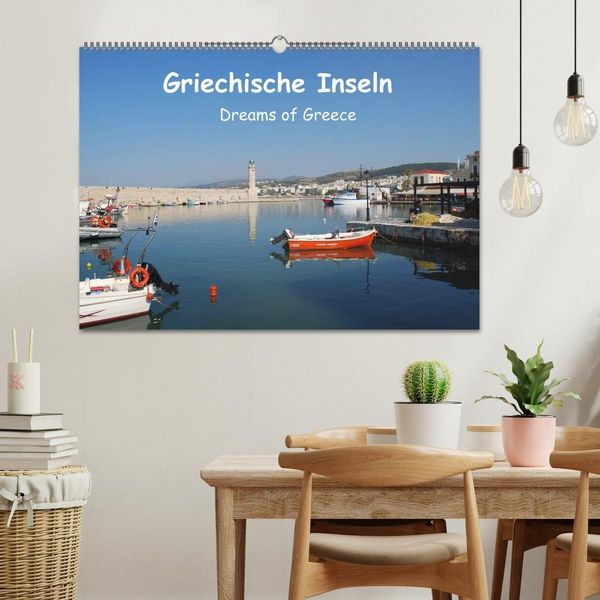 Produktbild: Griechische Inseln (Wandkalender 2027 DIN A2 quer), CALVENDO Monatskalender