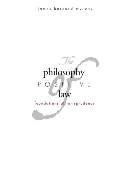 Produktbild: The Philosophy of Positive Law