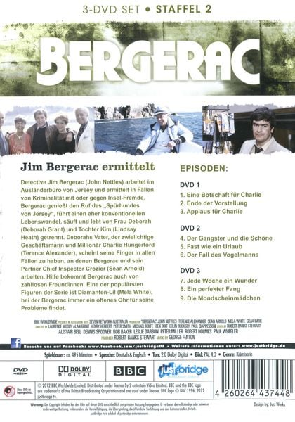 Produktbild: Bergerac - Die komplette 2.Staffel [3 DVDs]