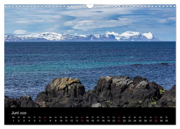 Produktbild: Eindr&uuml;cklich Island 2026 (Wandkalender 2026 DIN A3 quer), CALVENDO Monatskalender