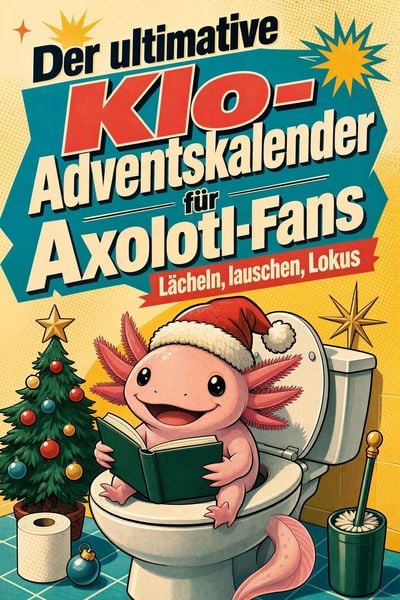 Produktbild: Der ultimative Klo-Adventskalender f&uuml;r Axolotl-Fans