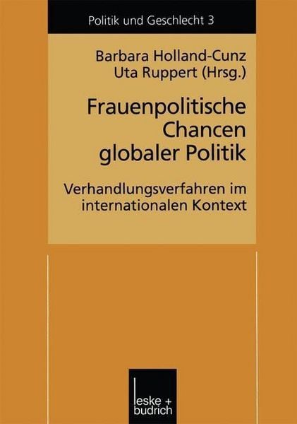 Produktbild: Frauenpolitische Chancen globaler Politik