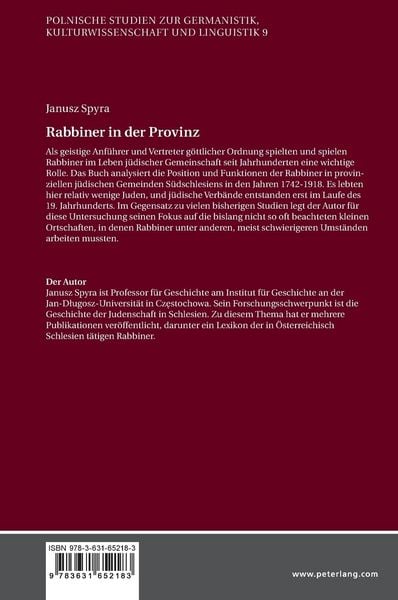 Produktbild: Rabbiner in der Provinz