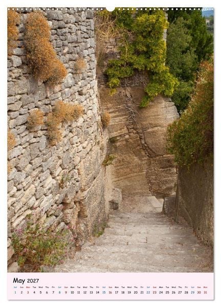 Produktbild: Provence &ndash; Scenic Villages of France (High Quality Premium Wall Calendar 2027 DIN A2 portrait),CALVENDO 12 Month Wall Calendar