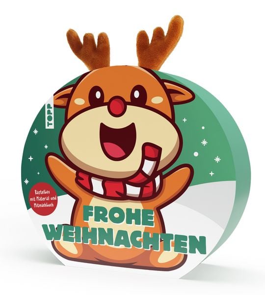 Produktbild: Bastelbox Weihnachten. Mit Anleitungen, Bastelmaterial und Mitmachbuch