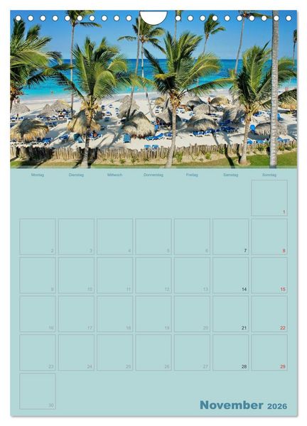 Produktbild: Karibik - Sonne, Strand und Palmen (Wandkalender 2026 DIN A4 hoch), CALVENDO Monatskalender