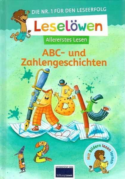 Produktbild: Lesel&ouml;wen - Allererstes Lesen - ABC- und Zahlengeschichten