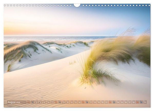 Produktbild: Sandd&uuml;nen In der W&uuml;ste und am Meer (Wandkalender 2026 DIN A3 quer), CALVENDO Monatskalender