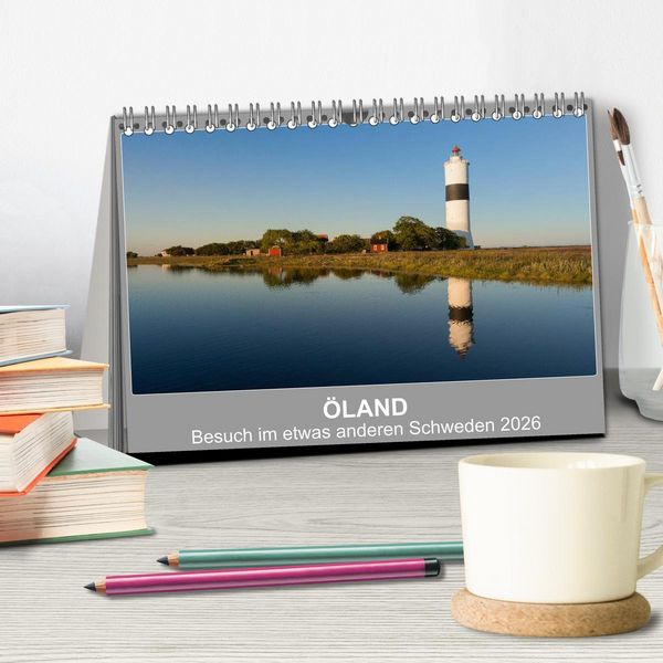 Produktbild: &Ouml;LAND - Besuch im etwas anderen Schweden 2026 (Tischkalender 2026 DIN A5 quer), CALVENDO Monatskalender