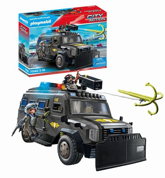 Produktbild: PLAYMOBIL 71144 SWAT-Gel&auml;ndefahrzeug