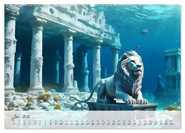 Produktbild: Geheimnisse der Unterwasserwelten (hochwertiger Premium Wandkalender 2026 DIN A2 quer), Kunstdruck in Hochglanz