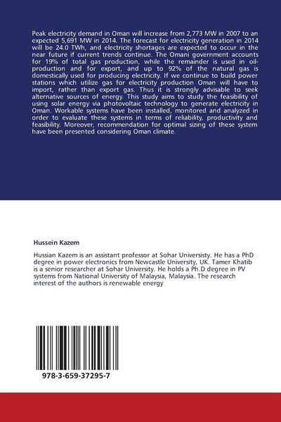 Produktbild: Photovoltaic Power Systems Prospective in Oman