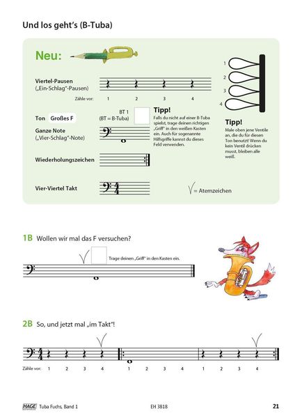 Produktbild: Tuba Fuchs Band 1