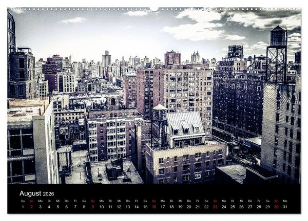 Produktbild: New York (Wandkalender 2026 DIN A2 quer), CALVENDO Monatskalender