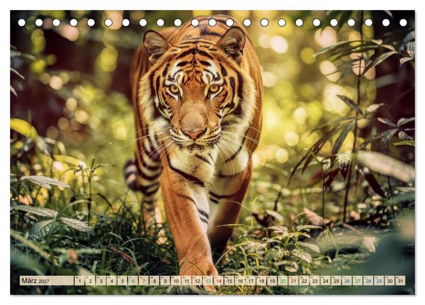 Produktbild: Gro&szlig;tiere - Weltweit (Tischkalender 2027 DIN A5 quer), CALVENDO Monatskalender