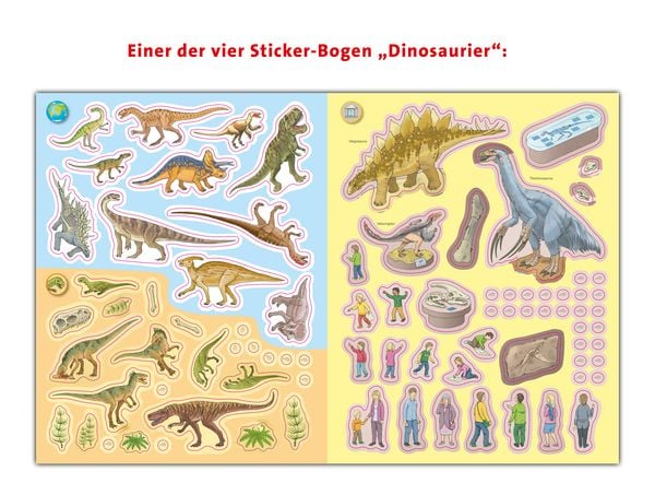 Produktbild: Wieso? Weshalb? Warum? Stickerheft - Dinosaurier
