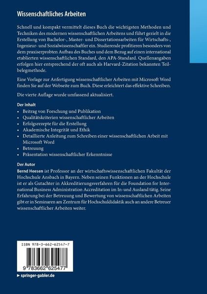 Produktbild: Wissenschaftliches Arbeiten