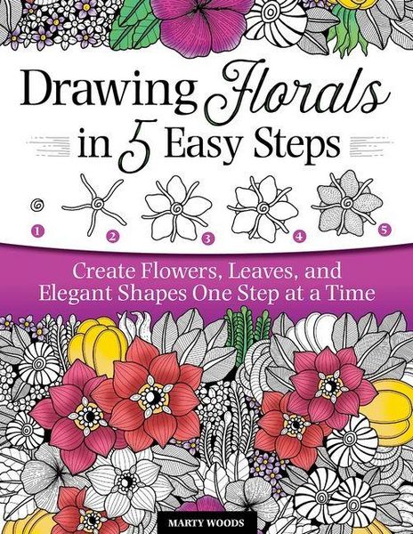 Produktbild: Drawing Florals in 5 Easy Steps