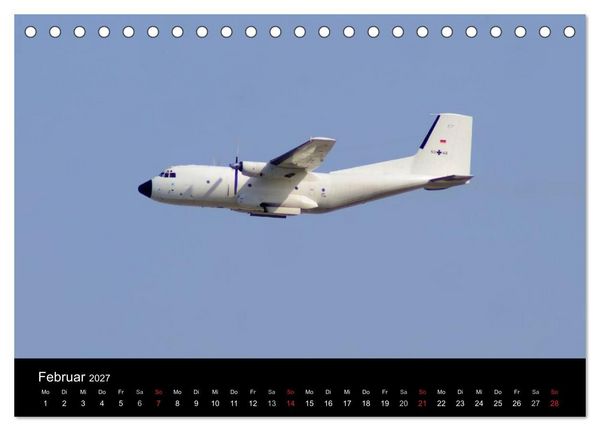 Produktbild: Milit&auml;r - Flugzeuge (Tischkalender 2027 DIN A5 quer), CALVENDO Monatskalender