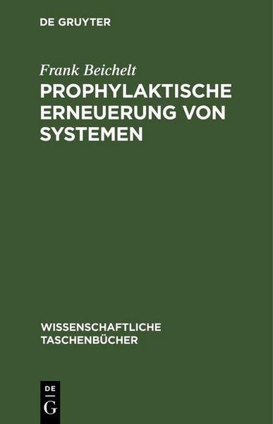 Produktbild: Prophylaktische Erneuerung von Systemen