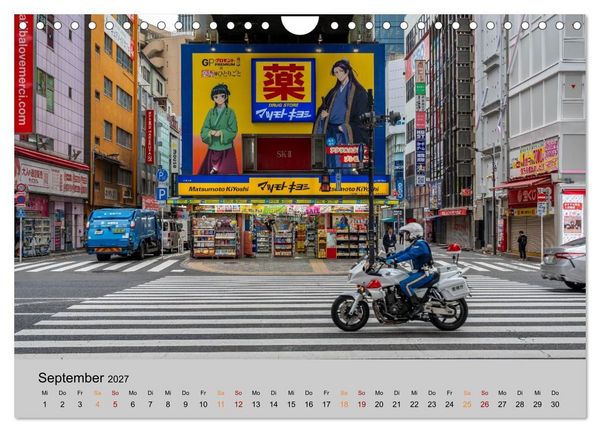 Produktbild: Tokio. Die faszinierende Metropole Japans (Wandkalender 2027 DIN A4 quer), CALVENDO Monatskalender