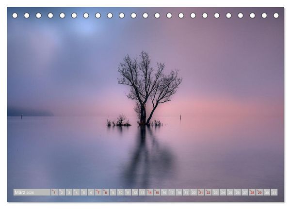 Produktbild: Bodensee-Stimmungen (Tischkalender 2026 DIN A5 quer), CALVENDO Monatskalender