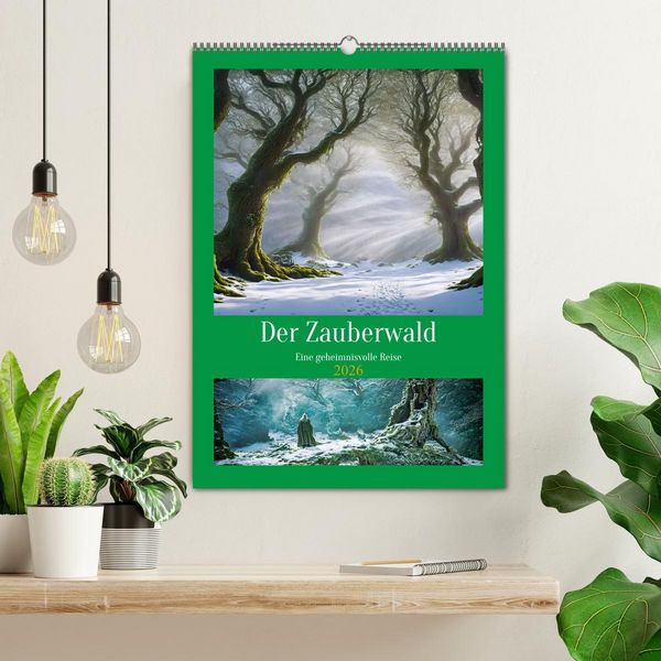Produktbild: Der Zauberwald Eine geheimnisvolle Reise (Wandkalender 2026 DIN A2 hoch), CALVENDO Monatskalender
