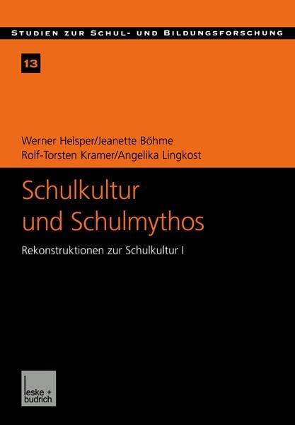 Produktbild: Schulkultur und Schulmythos
