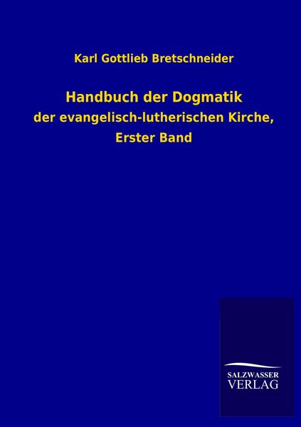 Produktbild: Handbuch der Dogmatik