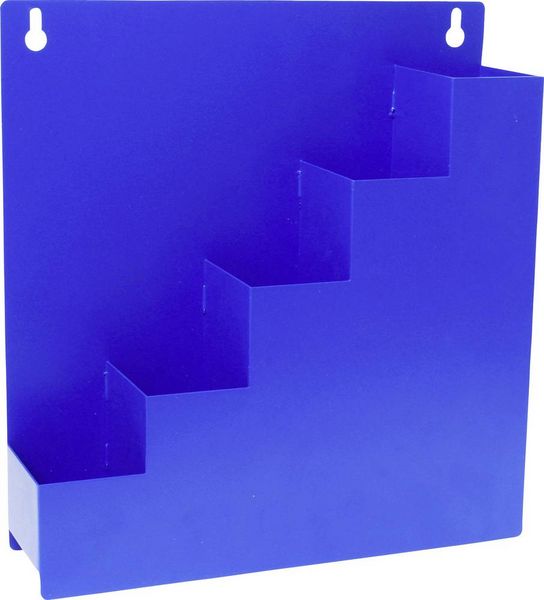 Quadrios 24CA455 Kabelbinder-Ordnungsbox-Wandhalter Blau 5 Fächer (L x B x H) 30 x 8 x 32cm