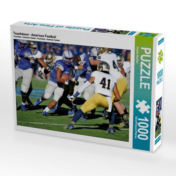 Produktbild: CALVENDO Puzzle Touchdown - American Football | 1000 Teile Lege-Gr&ouml;&szlig;e 64x48cm Foto-Puzzle f&uuml;r gl&uuml;ckliche Stunden