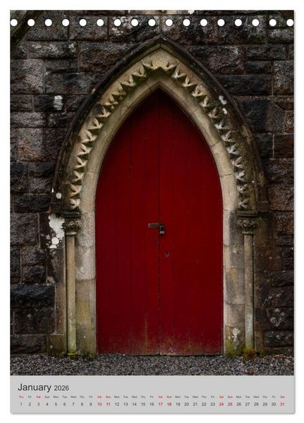 Produktbild: Doors of the world (Desk Calendar 2026 DIN A5 portrait), CALVENDO 12 Month DeskCalendar