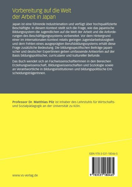 Produktbild: Vorbereitung auf die Welt der Arbeit in Japan