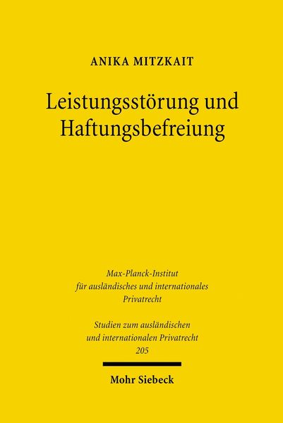 Produktbild: Leistungsst&ouml;rung und Haftungsbefreiung