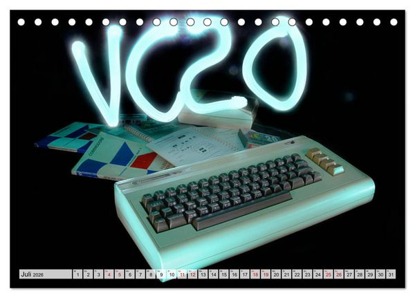 Produktbild: Computer der 80er (Tischkalender 2026 DIN A5 quer), CALVENDO Monatskalender
