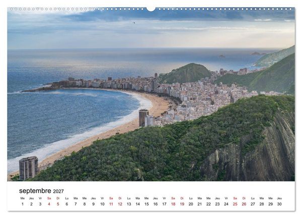Produktbild: RIO DE JANEIRO Contrastes. Couleurs. Lumi&egrave;re. (Calendrier mural 2027 DIN A2 vertical), CALVENDO calendrier mensuel